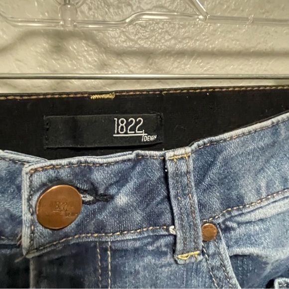 1822 With Ab-Solve Skinny Medium Wash Jeans Size 8 - Picture 3 of 7